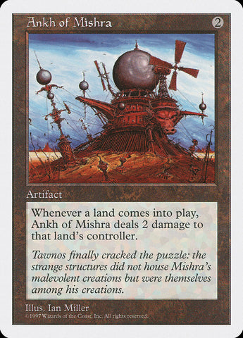 Ankh of Mishra [Fifth Edition] Magic: The Gathering