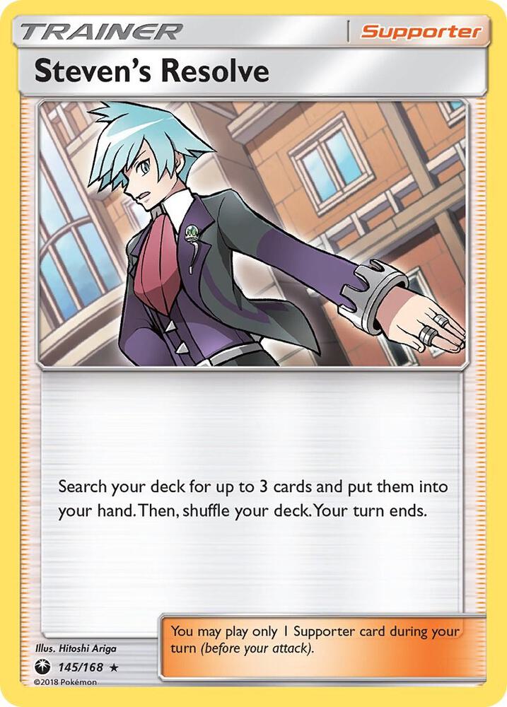 Steven's Resolve (145/168) [Sun & Moon: Celestial Storm] Pokémon