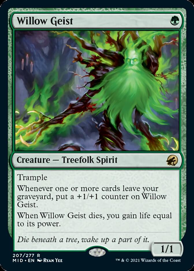 Willow Geist [Innistrad: Midnight Hunt] Magic: The Gathering