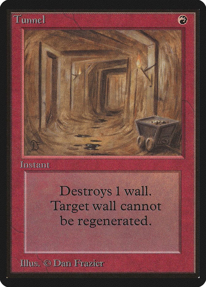 Tunnel [Beta Edition] Magic: The Gathering