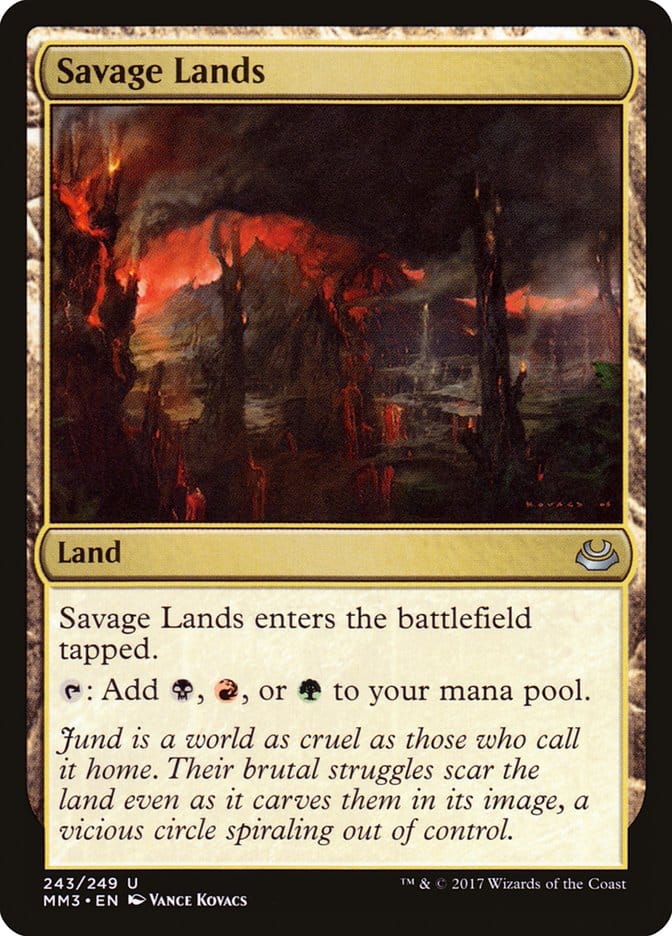 Savage Lands [Modern Masters 2017] Magic: The Gathering