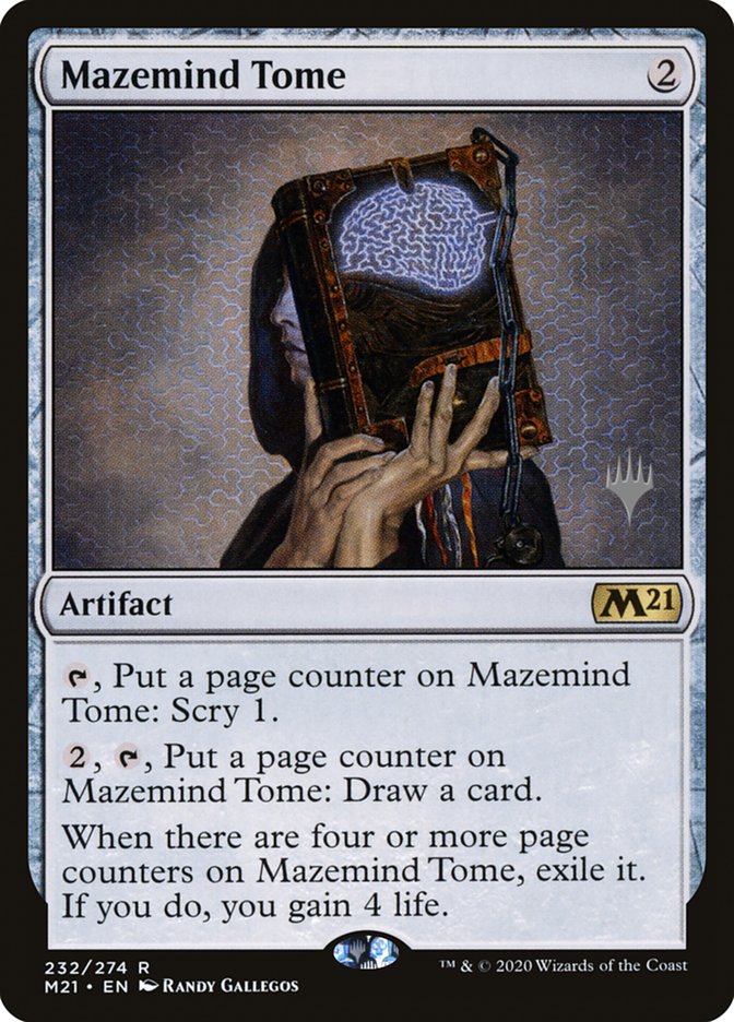 Mazemind Tome (Promo Pack) [Core Set 2021 Promos] Magic: The Gathering