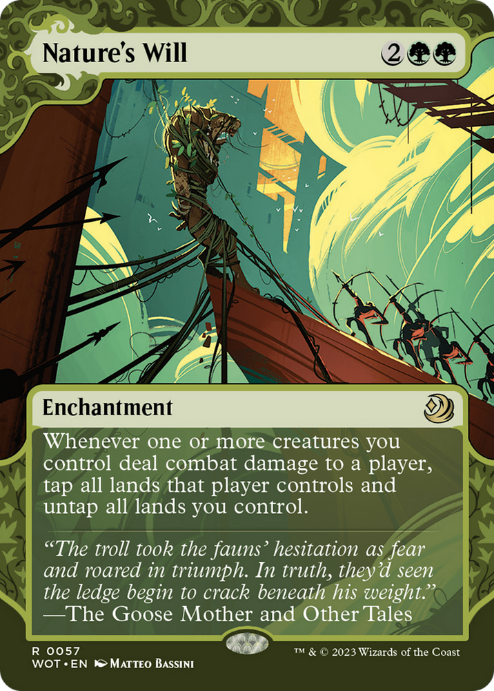 Nature's Will [Wilds of Eldraine: Enchanting Tales] Magic: The Gathering