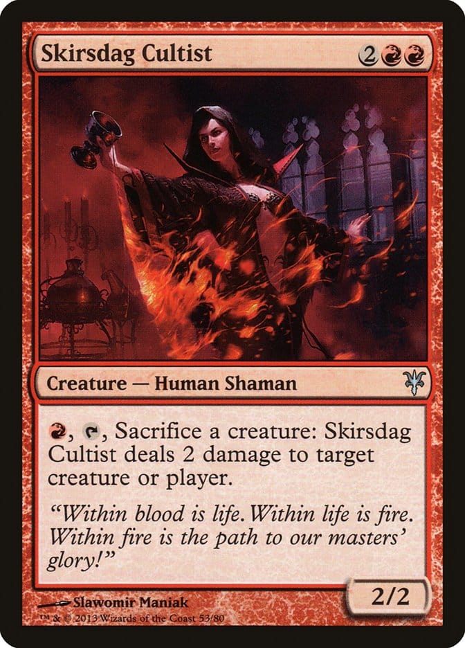 Skirsdag Cultist [Duel Decks: Sorin vs. Tibalt] Magic: The Gathering