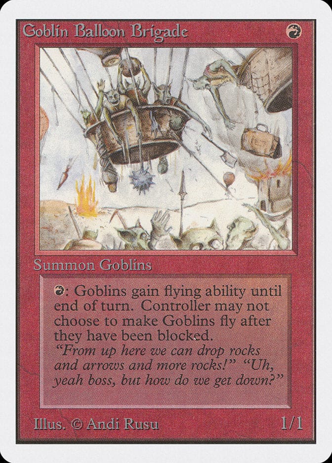Goblin Balloon Brigade [Unlimited Edition] Magic: The Gathering
