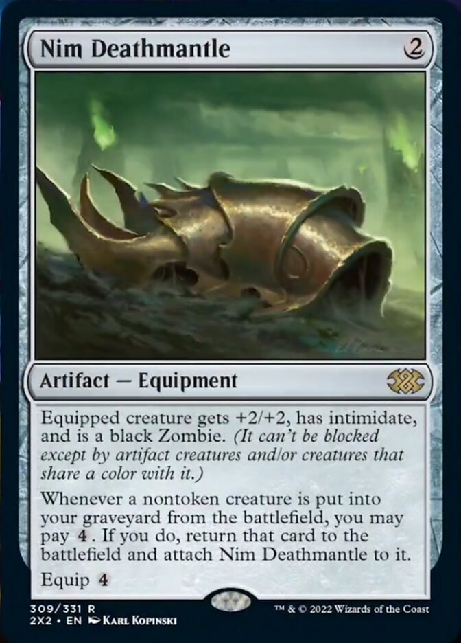 Nim Deathmantle [Double Masters 2022] Magic: The Gathering