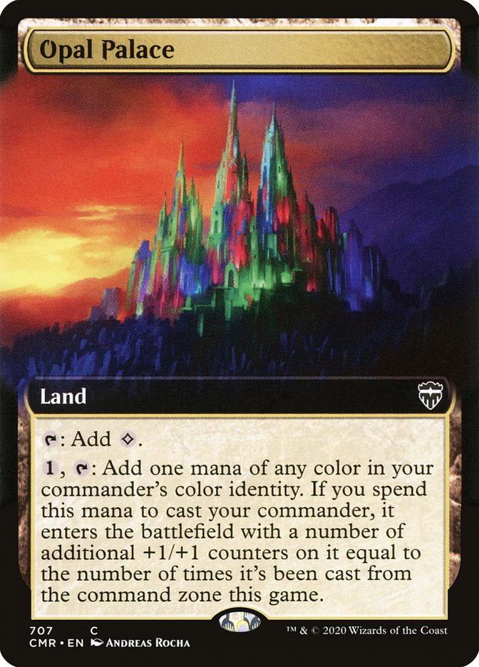 Opal Palace (Extended Art) [Commander Legends] Magic: The Gathering