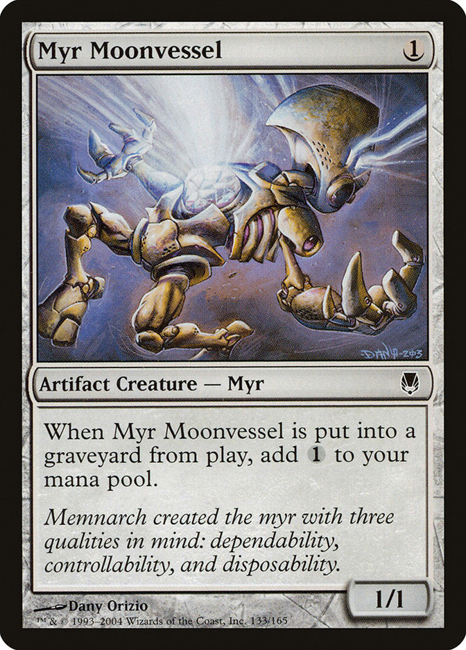 Myr Moonvessel [Darksteel] Magic: The Gathering