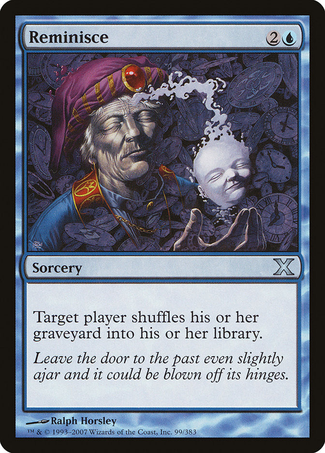 Reminisce [Tenth Edition] Magic: The Gathering
