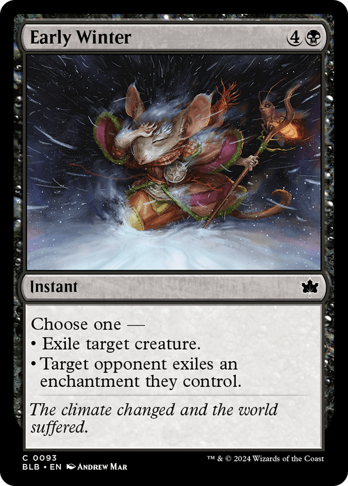 Early Winter [Bloomburrow] Magic: The Gathering