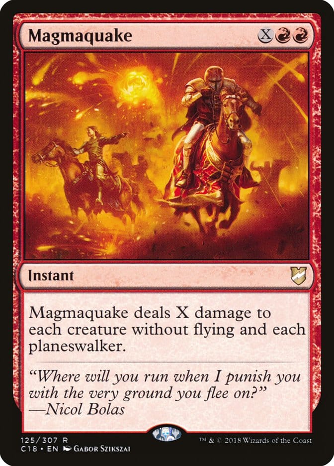 Magmaquake [Commander 2018] Magic: The Gathering
