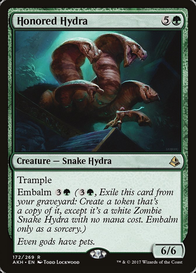 Honored Hydra [Amonkhet] Magic: The Gathering