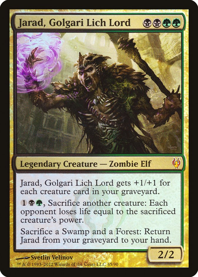 Jarad, Golgari Lich Lord [Duel Decks: Izzet vs. Golgari] Magic: The Gathering