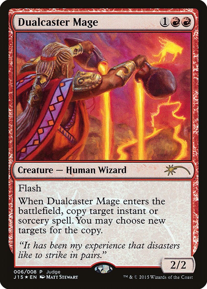 Dualcaster Mage [Judge Gift Cards 2015] Magic: The Gathering