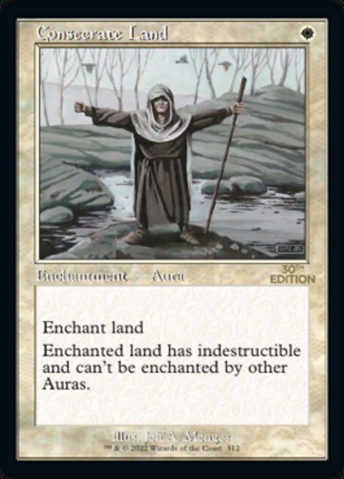 Consecrate Land (Retro) [30th Anniversary Edition] Magic: The Gathering