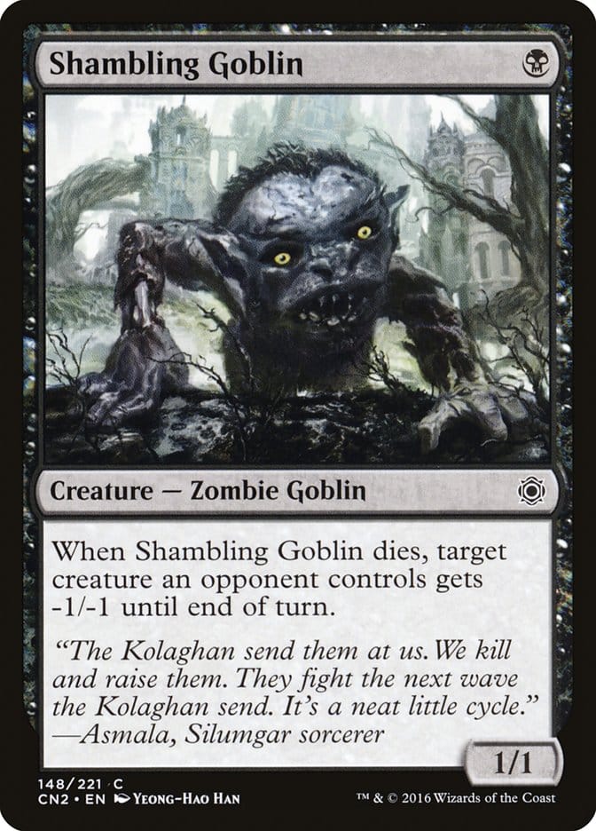Shambling Goblin [Conspiracy: Take the Crown] Magic: The Gathering