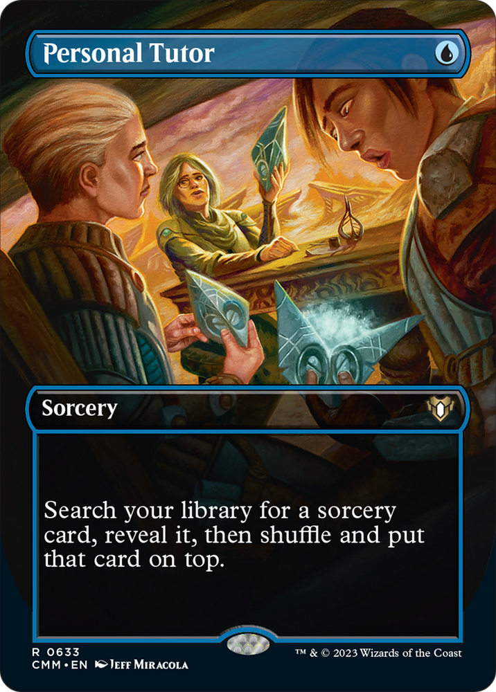 Personal Tutor (Borderless) [Commander Masters] Magic: The Gathering