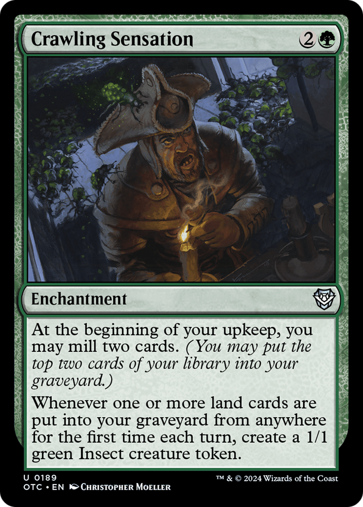 Crawling Sensation [Outlaws of Thunder Junction Commander] Magic: The Gathering