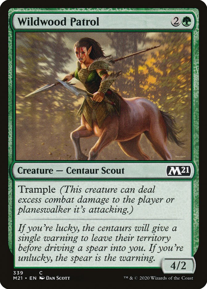 Wildwood Patrol [Core Set 2021] Magic: The Gathering
