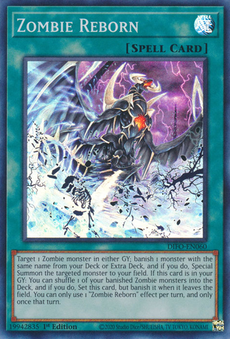 Zombie Reborn [DIFO-EN060] Super Rare - Yugioh Cards For Your TCG Needs!