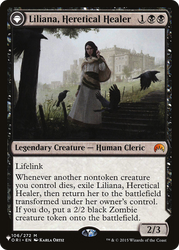 Liliana, Heretical Healer // Liliana, Defiant Necromancer [Secret Lair: From Cute to Brute] Magic: The Gathering