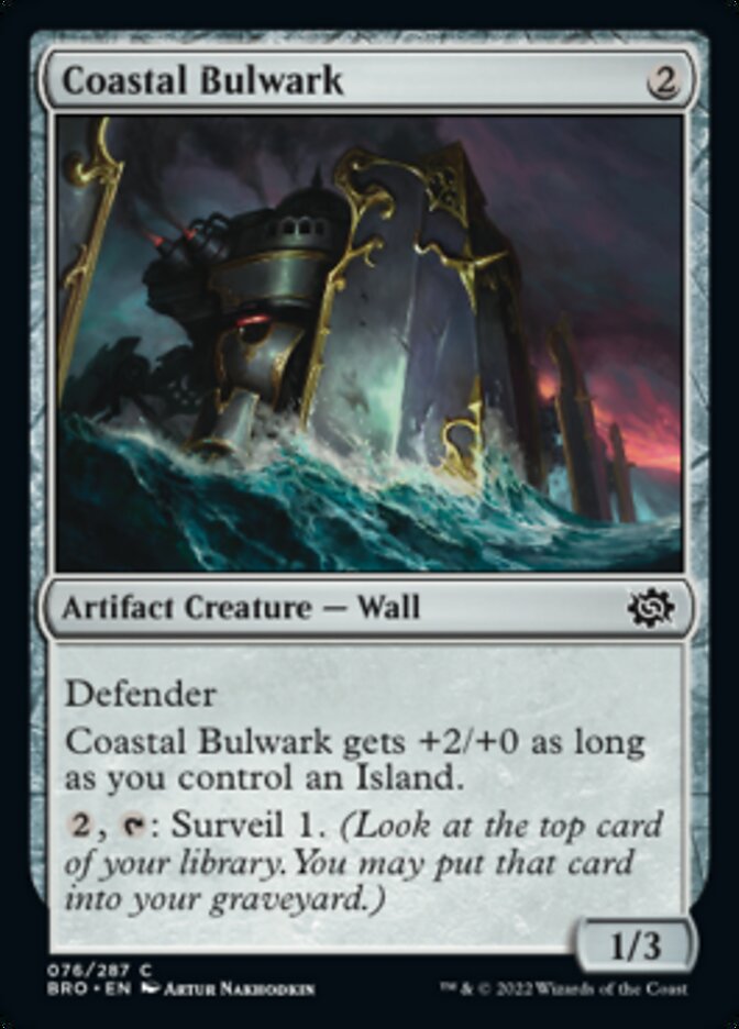 Coastal Bulwark [The Brothers' War] Magic: The Gathering
