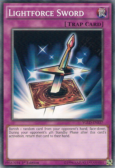 Lightforce Sword [YGLD-ENB37] Common Yu-Gi-Oh!