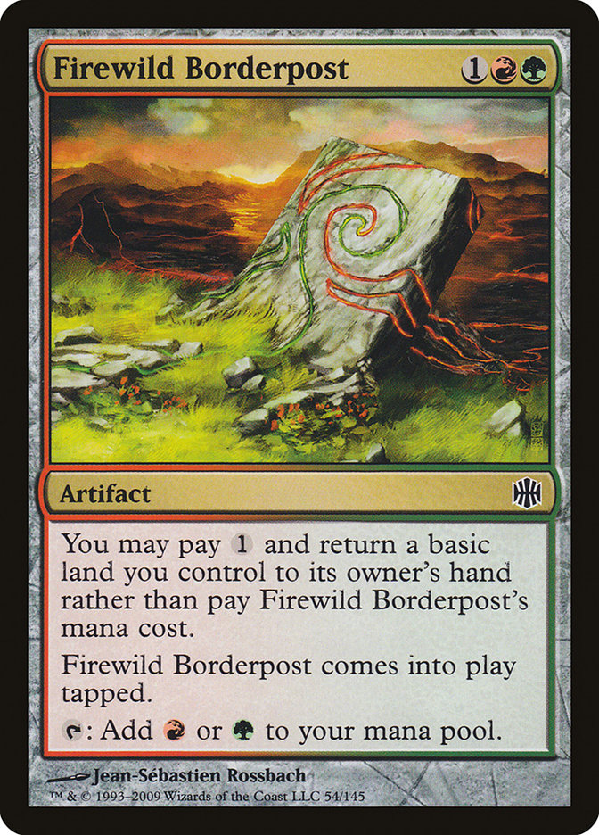 Firewild Borderpost [Alara Reborn] Magic: The Gathering
