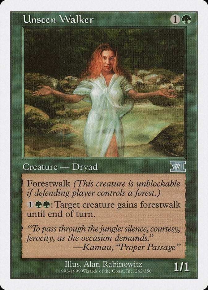 Unseen Walker [Classic Sixth Edition] Magic: The Gathering