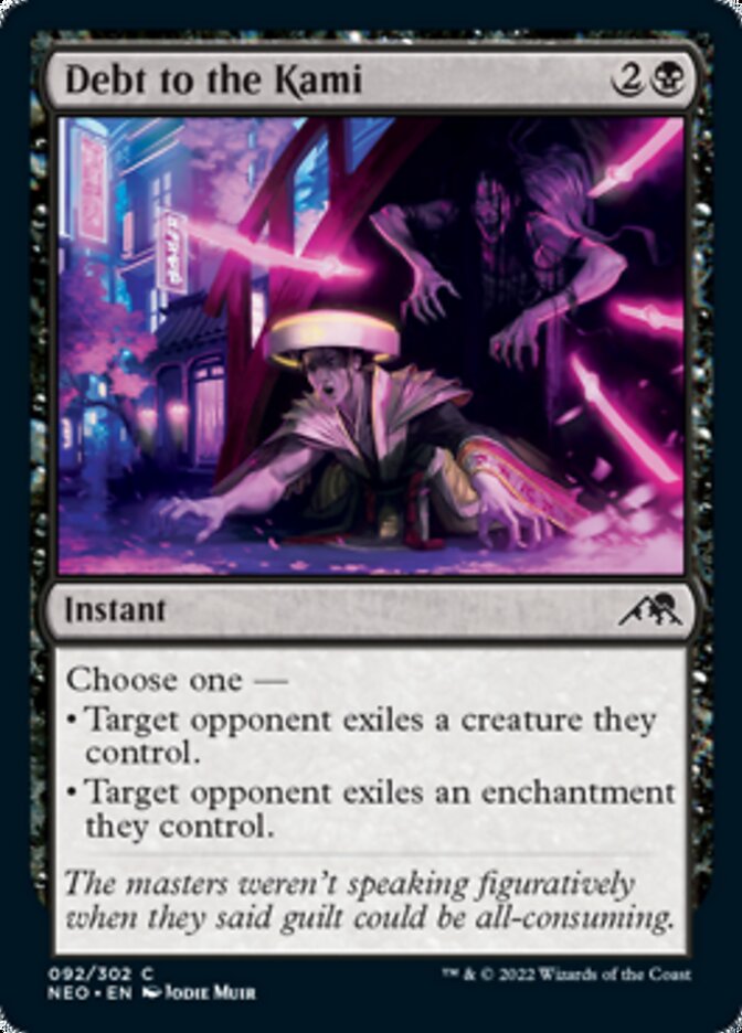 Debt to the Kami [Kamigawa: Neon Dynasty] Magic: The Gathering