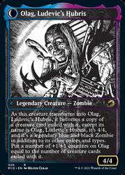 Ludevic, Necrogenius // Olag, Ludevic's Hubris (Showcase Eternal Night) [Innistrad: Midnight Hunt] Magic: The Gathering