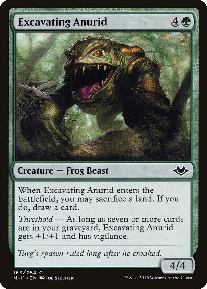 Excavating Anurid [Modern Horizons] Magic: The Gathering
