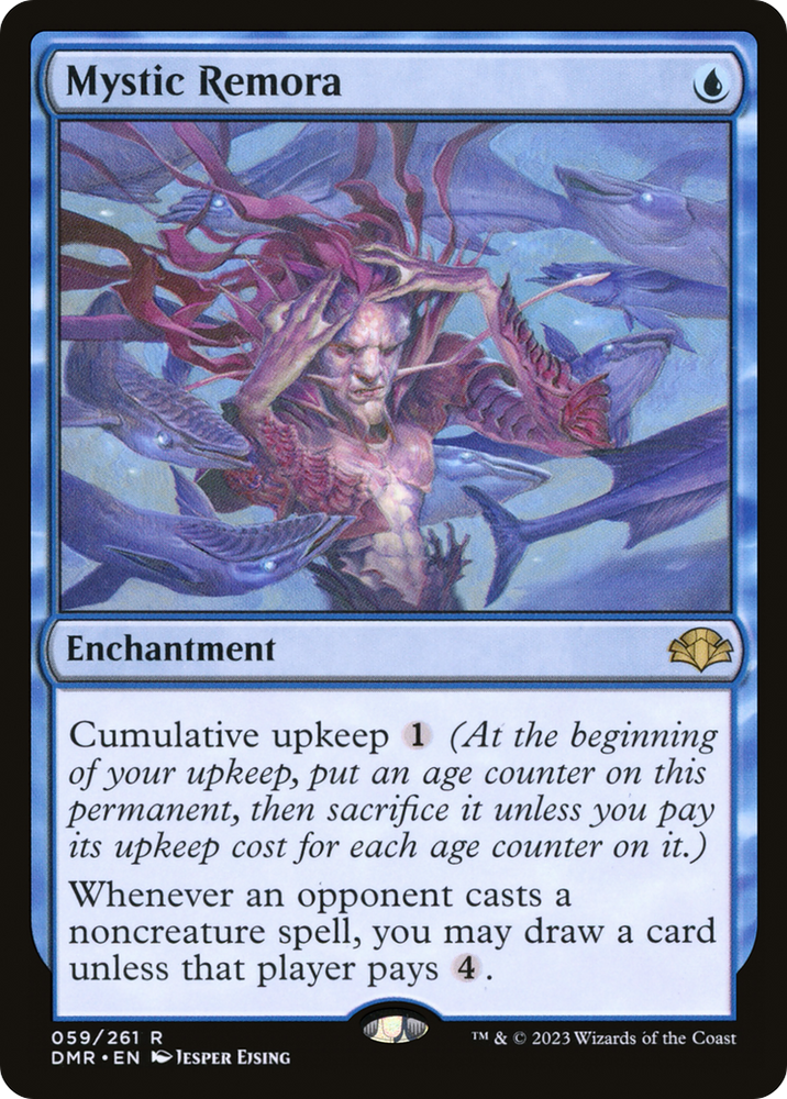 Mystic Remora [Dominaria Remastered] Magic: The Gathering