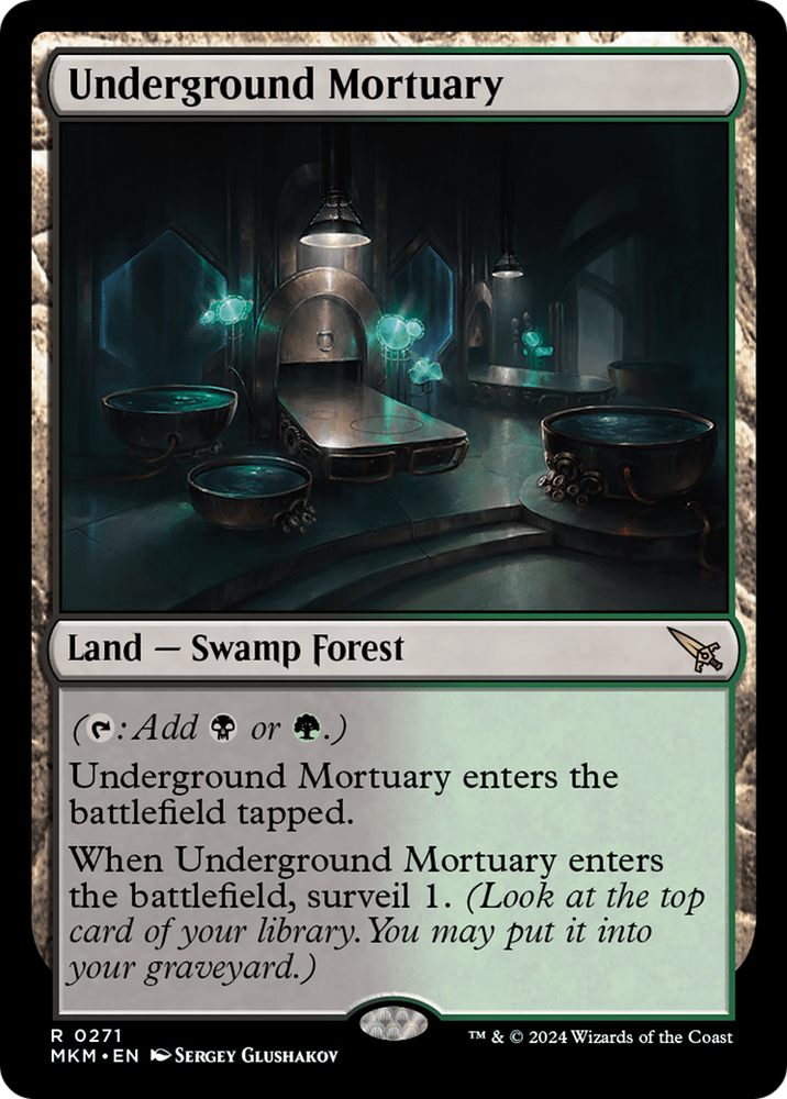 Underground Mortuary [Murders at Karlov Manor] Magic: The Gathering