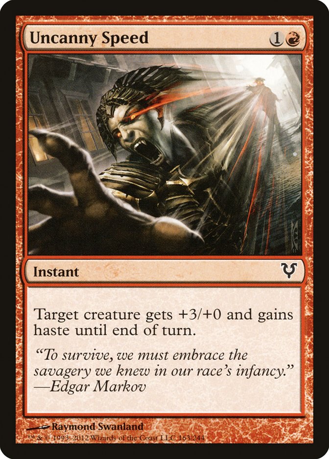Uncanny Speed [Avacyn Restored] Magic: The Gathering