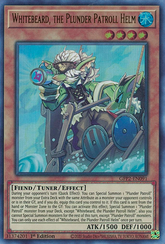 Whitebeard, the Plunder Patroll Helm [GFP2-EN091] Ultra Rare - Yugioh Cards For Your TCG Needs!