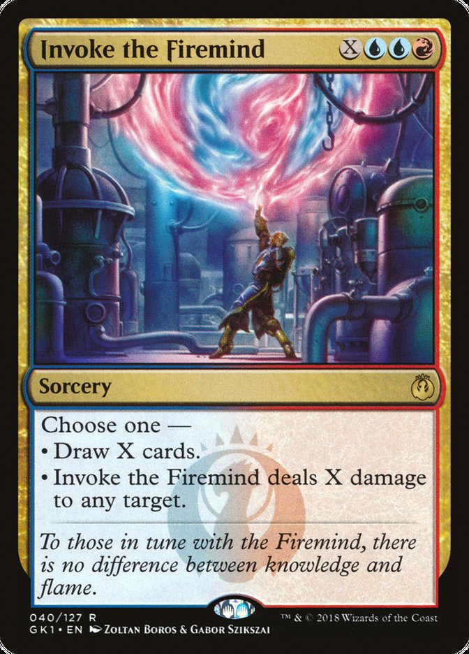 Invoke the Firemind [Guilds of Ravnica Guild Kit] Magic: The Gathering