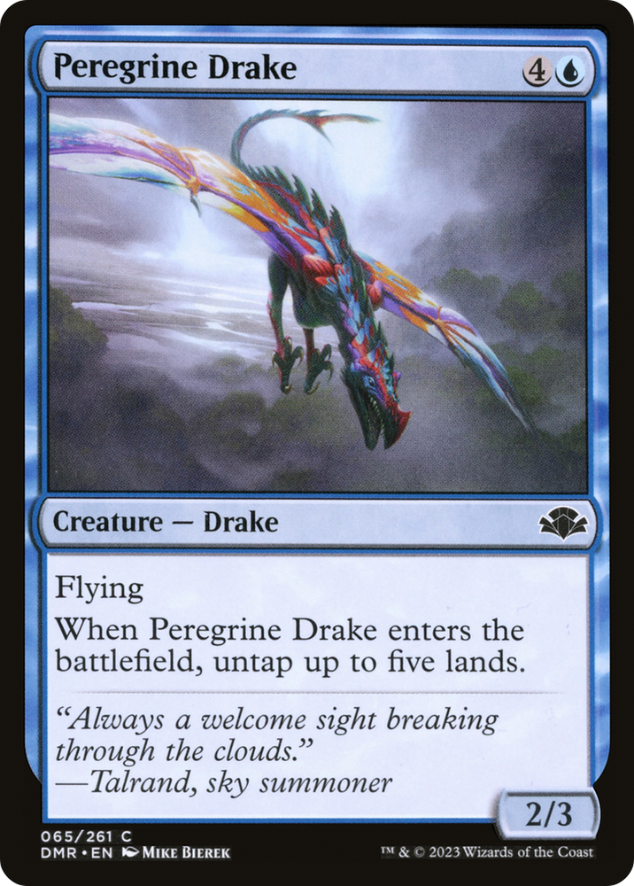Peregrine Drake [Dominaria Remastered] Magic: The Gathering