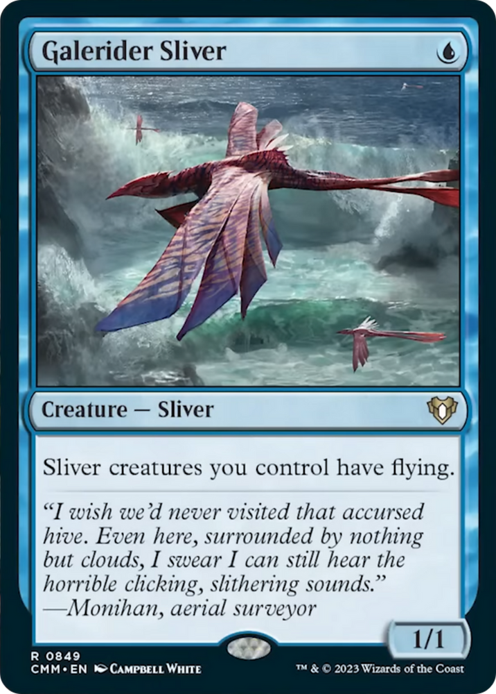 Galerider Sliver [Commander Masters] Magic: The Gathering
