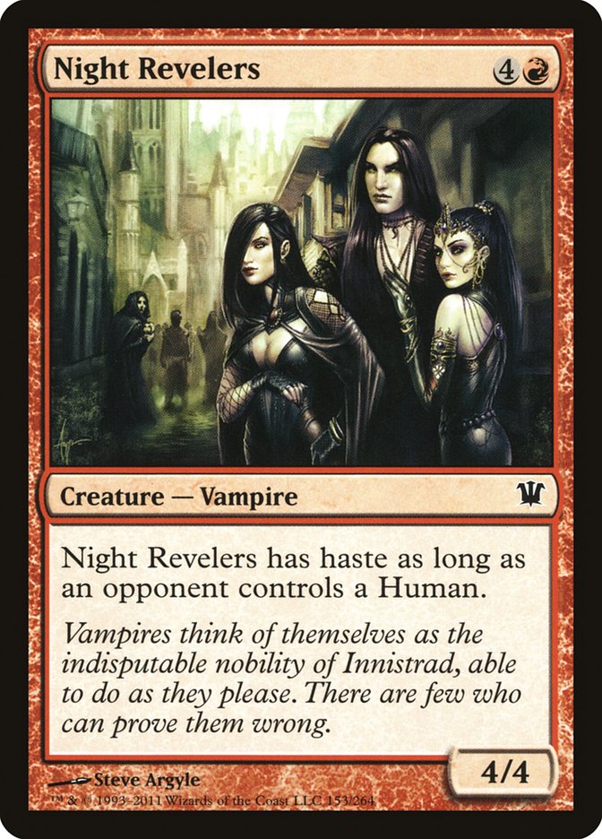 Night Revelers [Innistrad] Magic: The Gathering