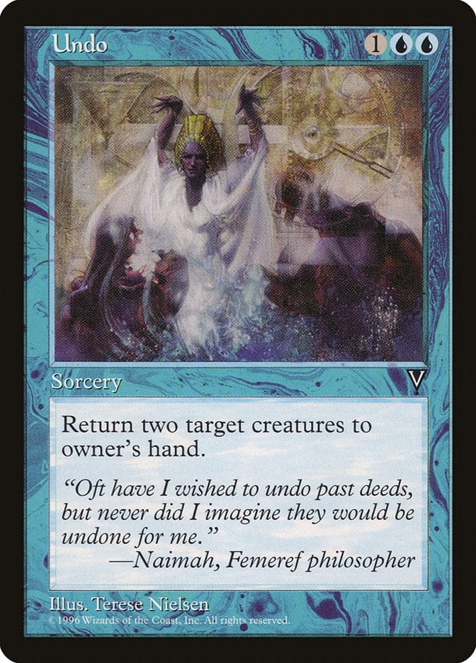 Undo [Visions] Magic: The Gathering