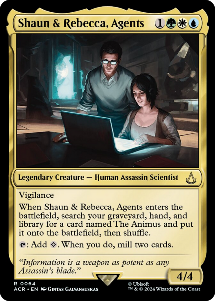 Shaun & Rebecca, Agents [Assassin's Creed] Magic: The Gathering