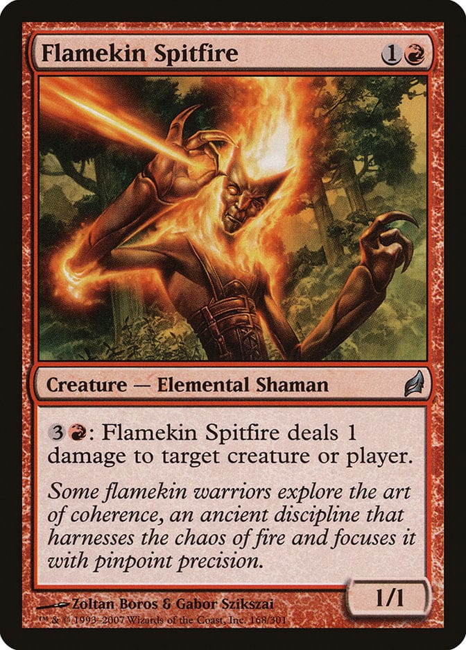 Flamekin Spitfire [Lorwyn] Magic: The Gathering
