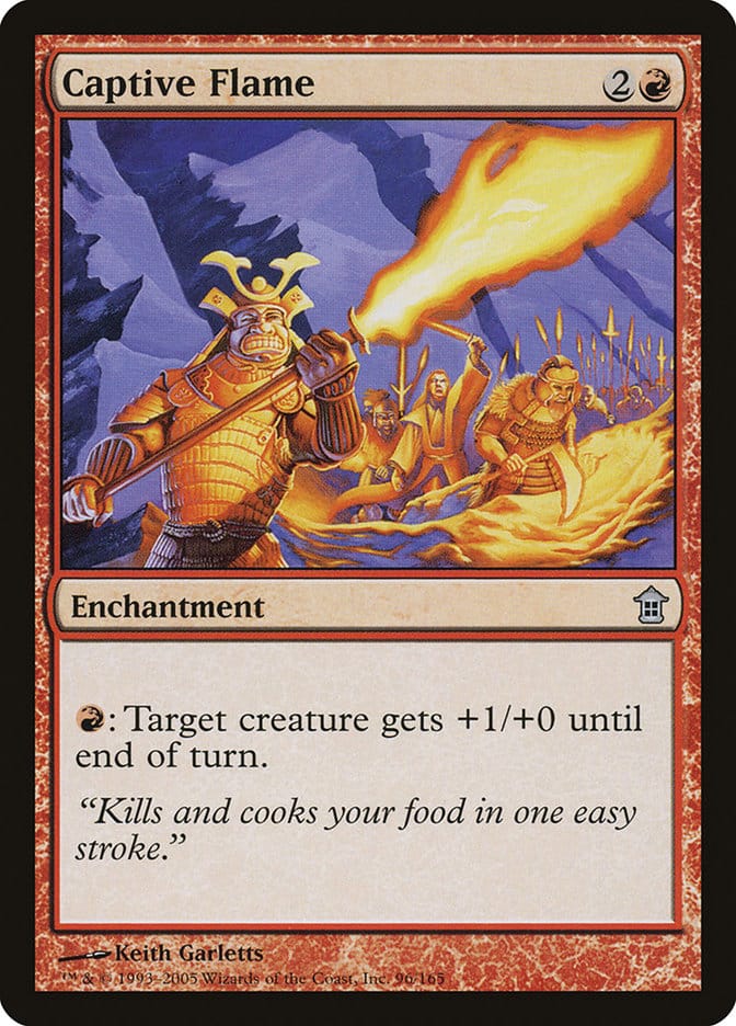 Captive Flame [Saviors of Kamigawa] Magic: The Gathering