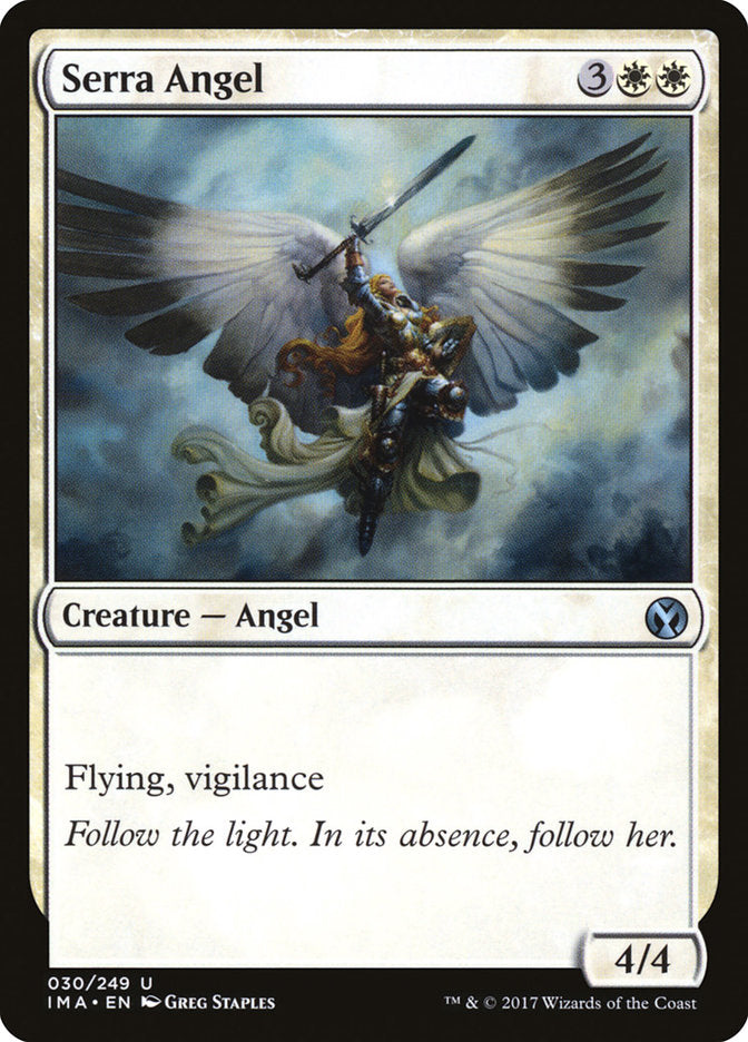 Serra Angel [Iconic Masters] Magic: The Gathering
