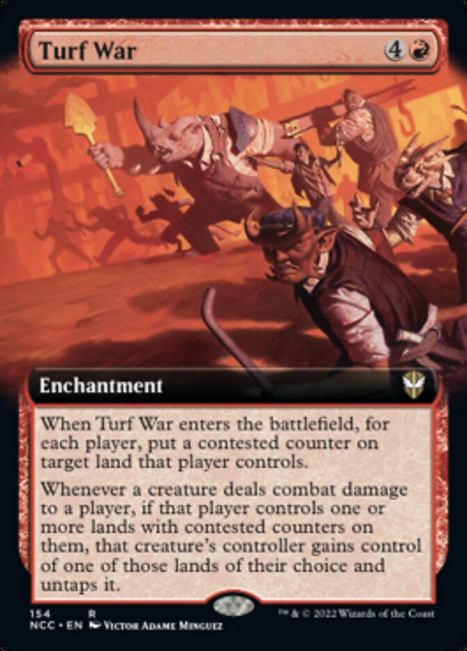 Turf War (Extended Art) [Streets of New Capenna Commander] Magic: The Gathering