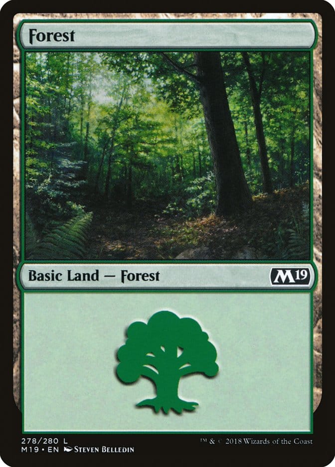 Forest (278) [Core Set 2019] Magic: The Gathering