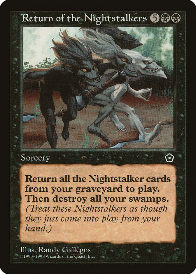 Return of the Nightstalkers [Portal Second Age] Magic: The Gathering
