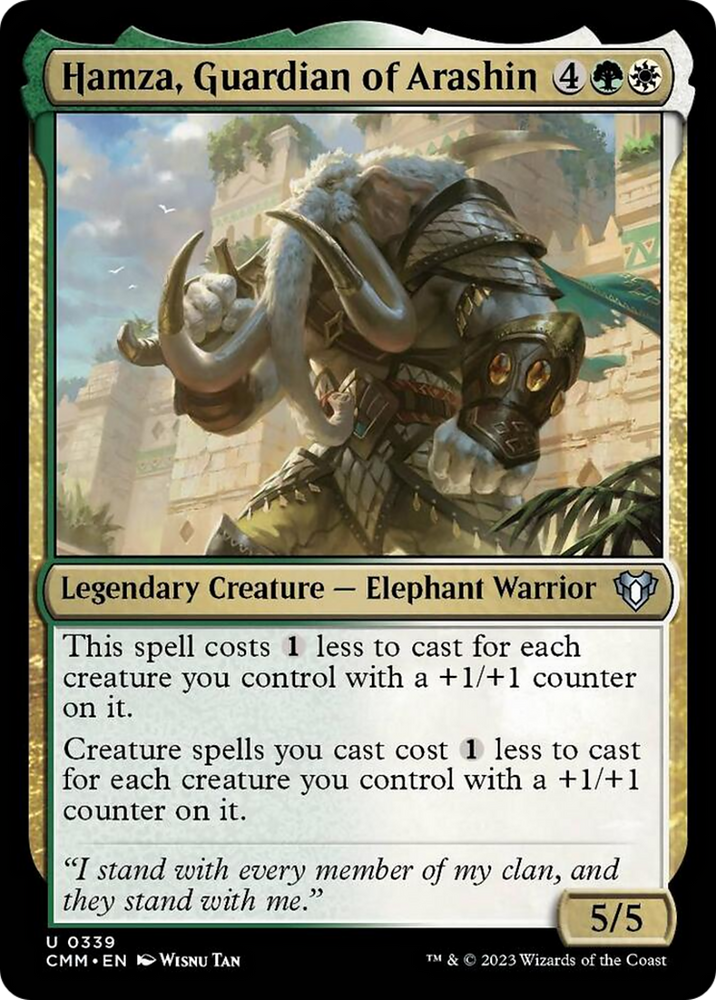 Hamza, Guardian of Arashin [Commander Masters] Magic: The Gathering
