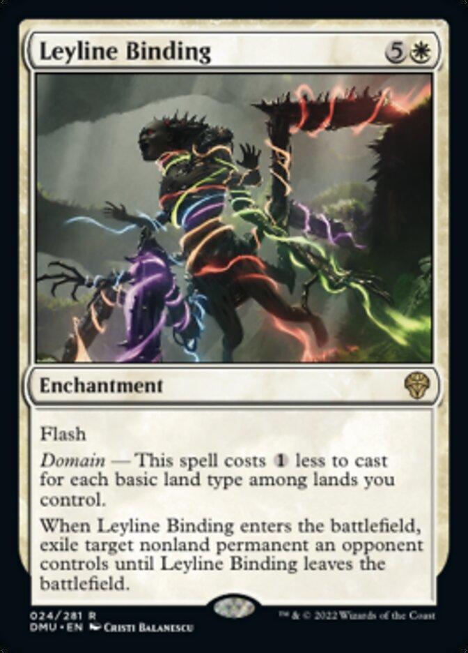 Leyline Binding [Dominaria United] Magic: The Gathering